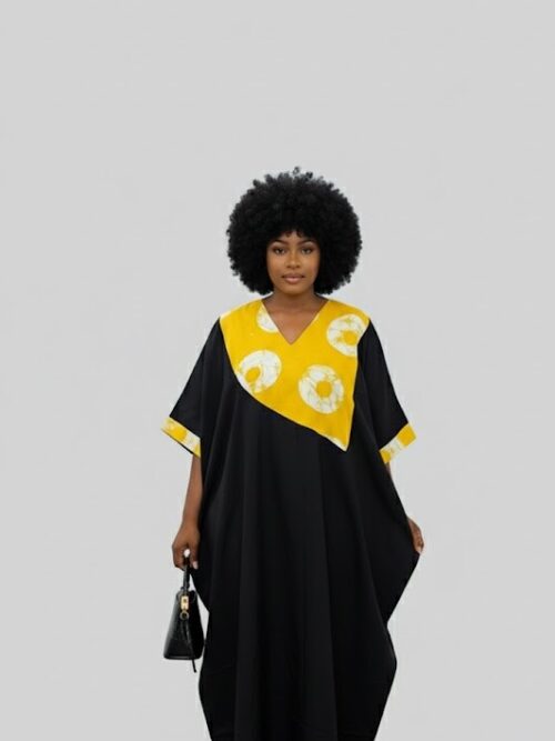 Aminkan Adire Flowing Long Dress