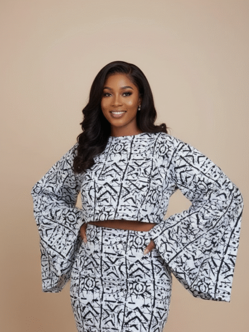 Aminkan Olori Adire Skirt Set