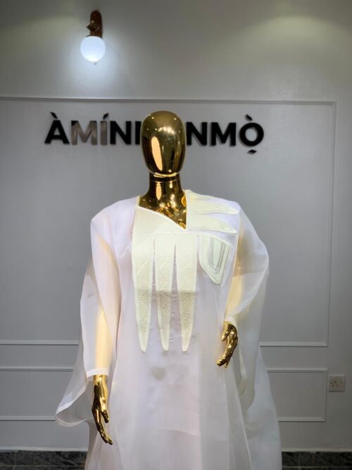 Aminkan Embroidered Front Kaftan